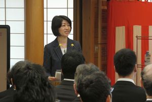 社内行事の稲荷祭にて。（写真提供=本人）