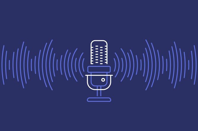 オーディオ波形のイラスト