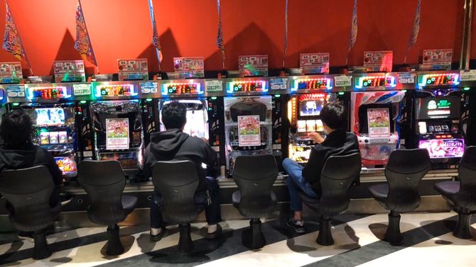 パチンコ店の様子