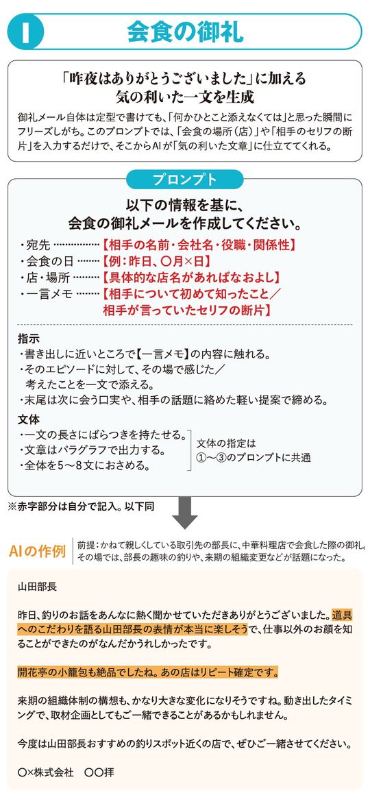 【図表】会食の御礼