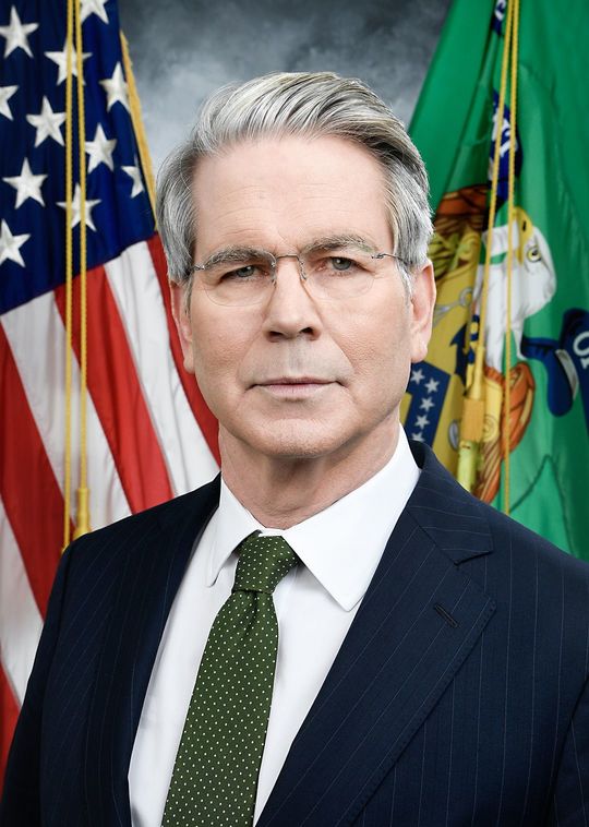 スコット・ベッセント財務長官の公式肖像写真
