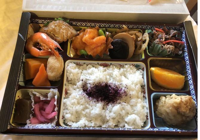 大分の療養ホテルで出されたお弁当