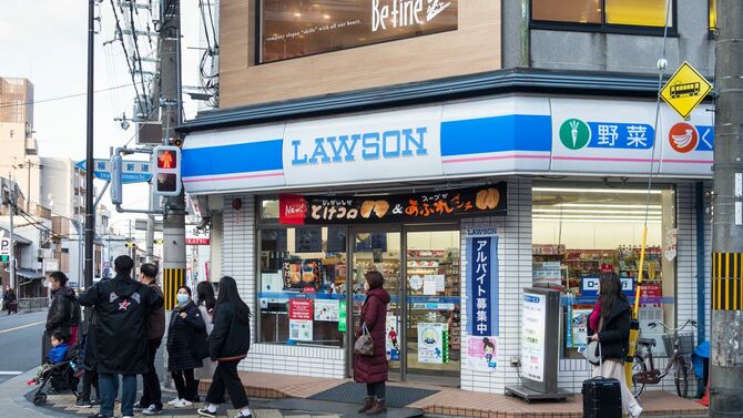 京都、ローソンの店舗
