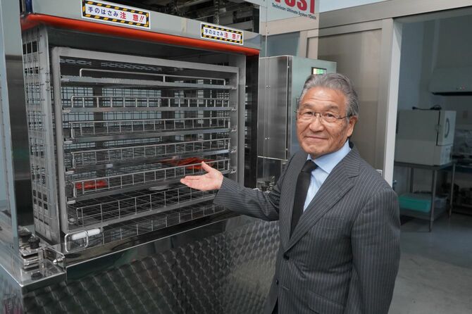 山田社長と「凍眠」