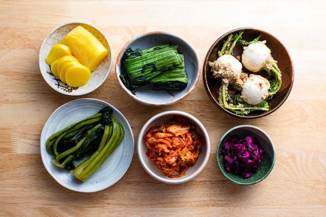 さまざまな日本の漬物