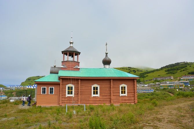 色丹島の教会
