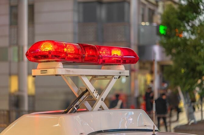 日本のパトカー車両の屋根