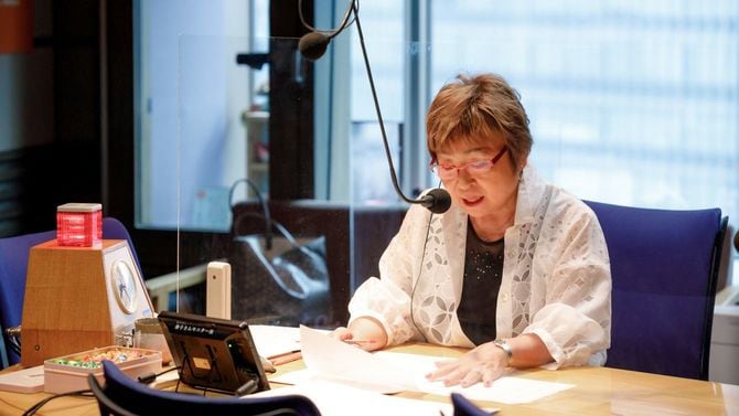 フリーアナウンサーの遠藤泰子さん（76）