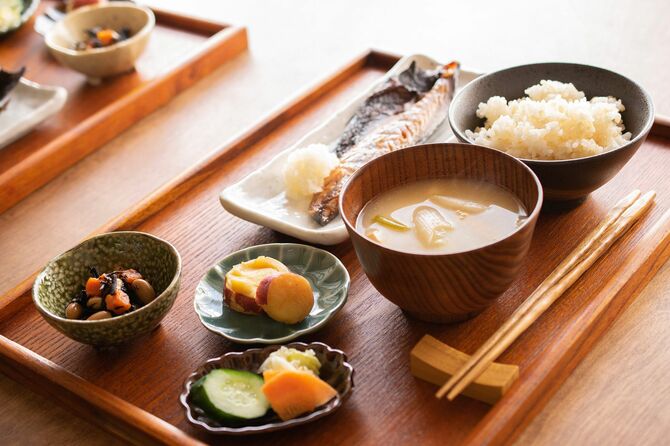 伝統的な和朝食