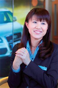 <strong>アウディ青森 営業 フロアマネージャー 古谷由香子</strong>●1981年、青森県生まれ。米沢女子短期大学を卒業後、アウディ青森を経営するツカハラエンタープライズに入社。