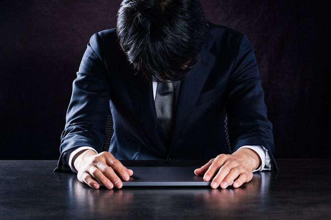 落ち込んだビジネスマン