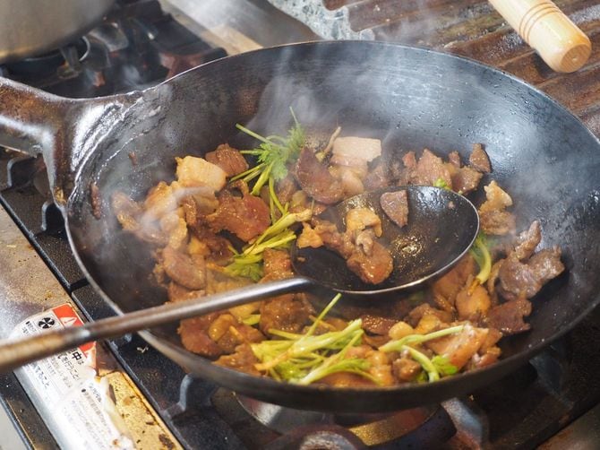 パクチー料理。