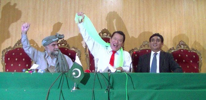 パキスタンで活躍するアントニオ猪木さん