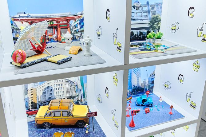 購入したアイテムを撮影できるフォトスポット