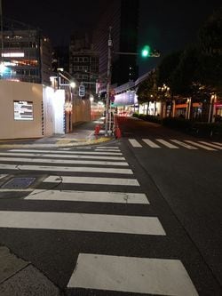 声掛けのあった西武新宿駅沿い、人はほとんどいない