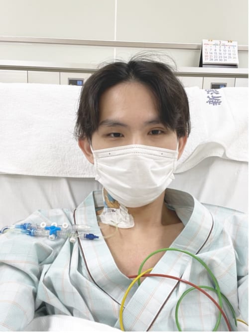 発症時。病気の説明を聞いた後は両親とも会話ができないほどショックを受けた