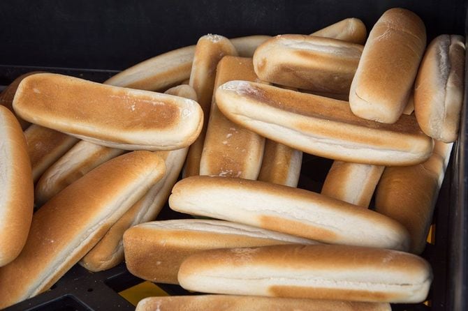 大量のコッペパン