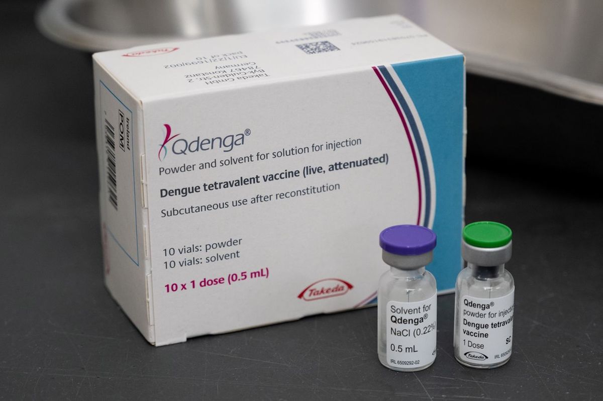ブラジル保健省より各自治体の保健所に配布されたQDENGAワクチン