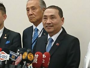 2023年7月31日、来日し国会を訪問した侯友宜氏（写真＝筆者提供）