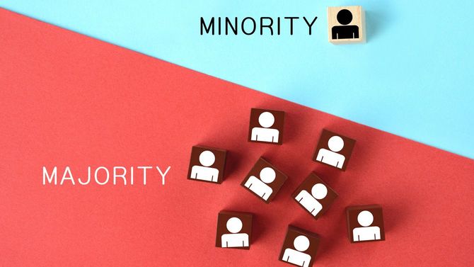 少数派と多数派