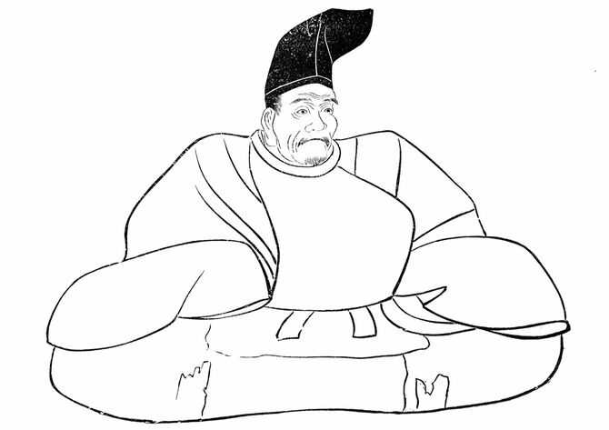 梶原景時木像
