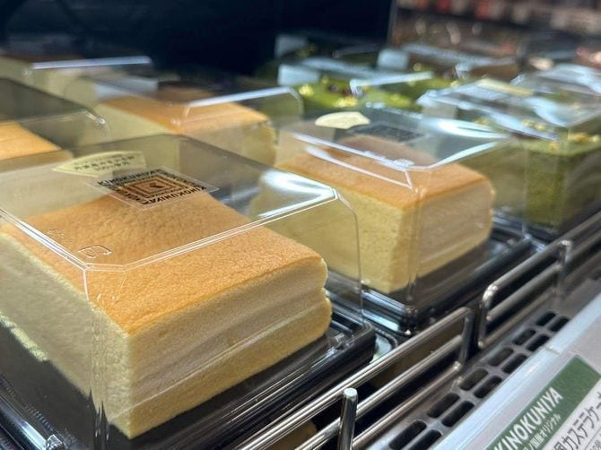 京都出店に向けて開発した「京仕立ての台湾風カステラケーキ」