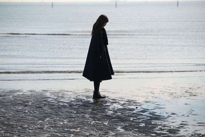 日本の女性の肖像画