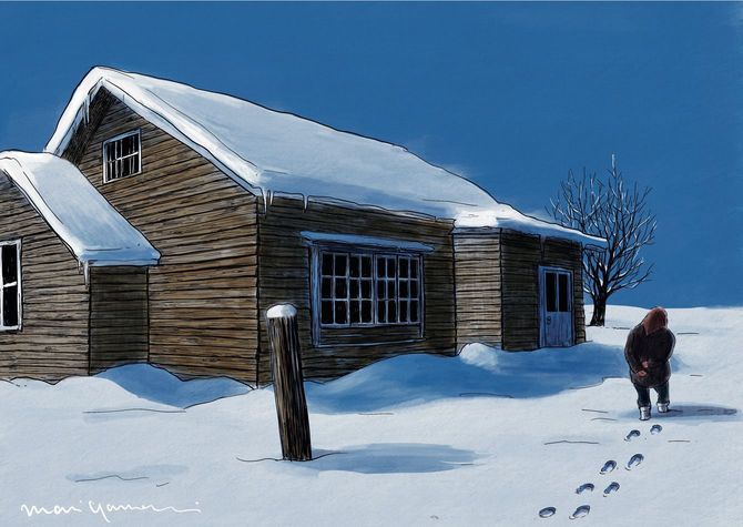 『扉の向う側』イラスト