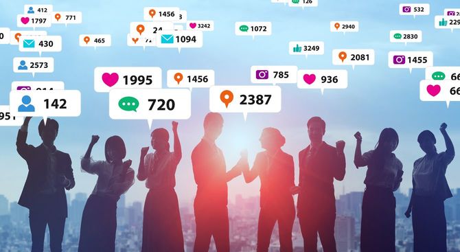 ソーシャルメディアと数々のアイコン