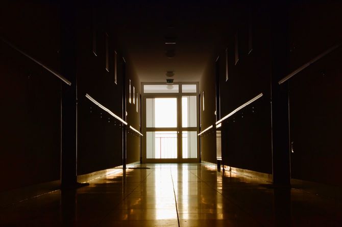 介護施設の廊下