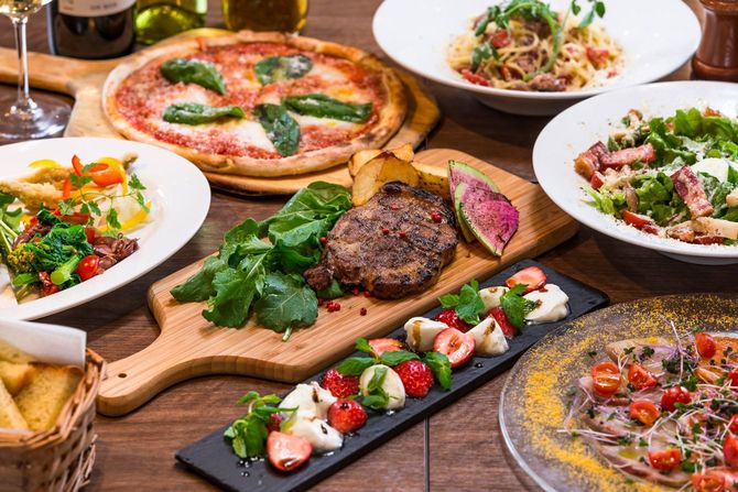 イタリアンのコース料理