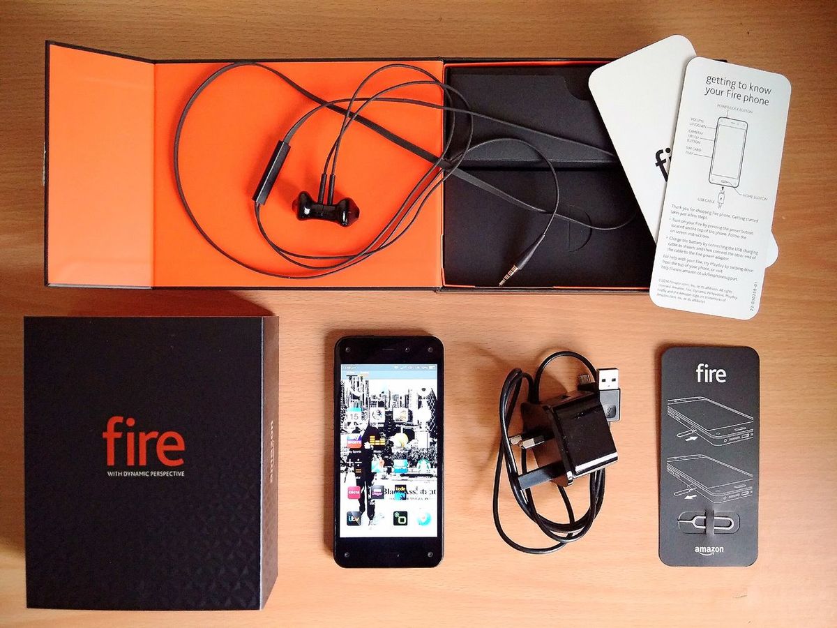 Amazon Fire Phone：32GB 英国市場フルセット、2015年製