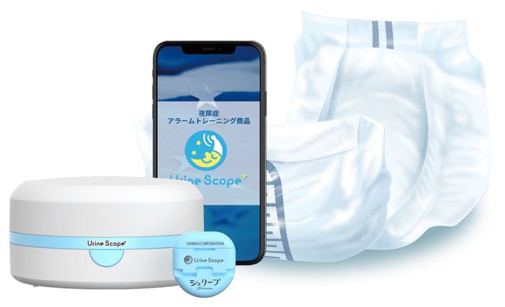 夜尿症アラームトレーニング機器「ユリンスコーププラス」