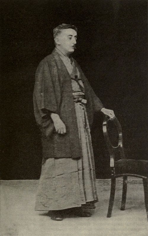 和服姿のラフカディオ・ハーン