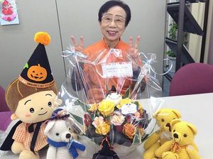 職場で開かれた誕生日パーティー