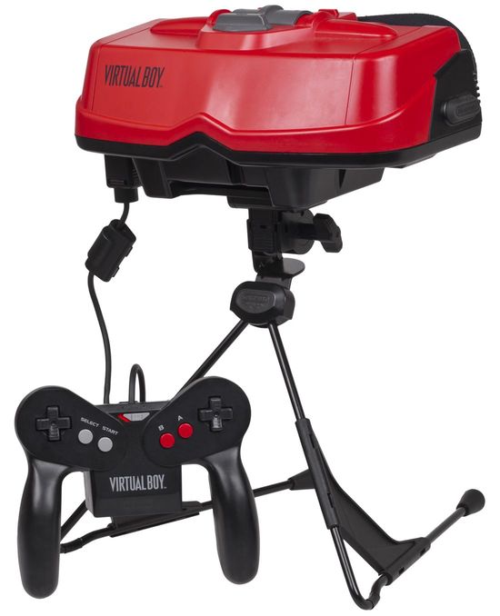 任天堂が製造した北米向けのゲーム機「バーチャルボーイ」