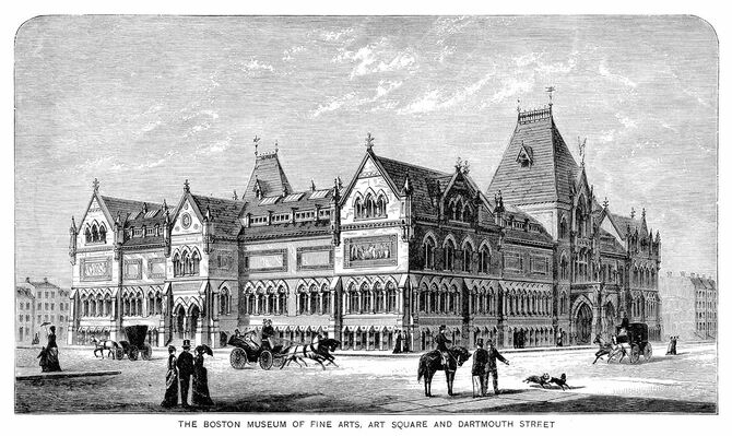 19世紀のボストン美術館の絵