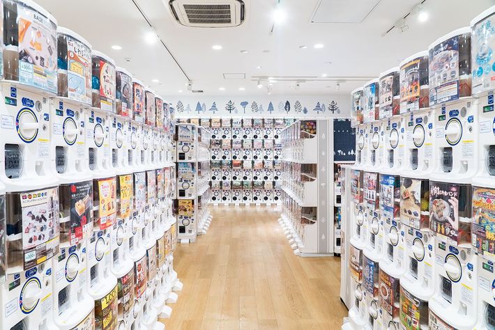 ガチャガチャの森店内