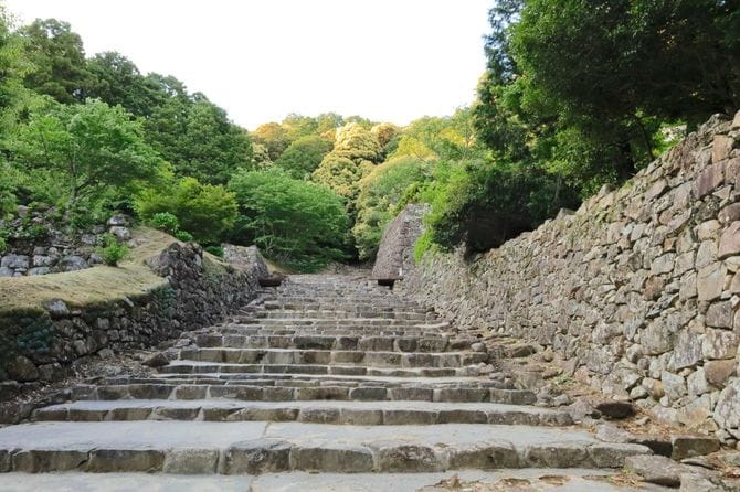 安土城の大手道