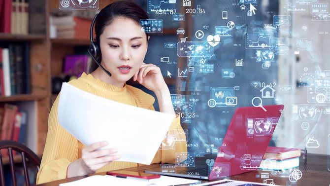 ビジネスとテクノロジーのコンセプトイメージ