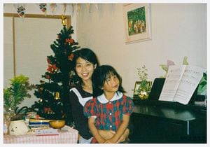 子どもを育てながら、病院で医療事務の仕事をしていた31歳のころ。