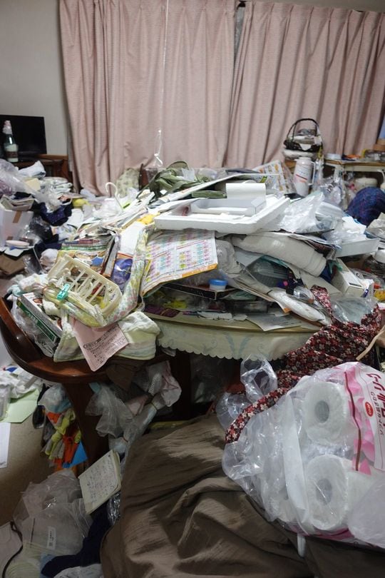 帰省の際食事をしていたテーブル