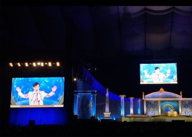 2017年8月、東京ドームでひらかれた講演会