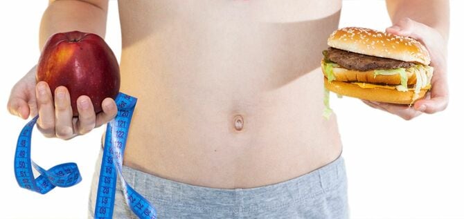 健康的な減量ダイエットのイメージ