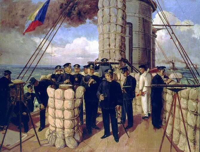 『三笠艦橋之圖』