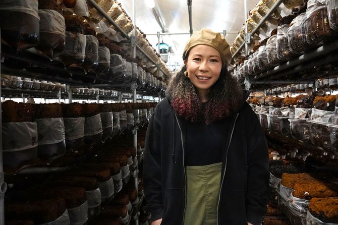 瑞雲ファーム代表の中井奈緒美さん