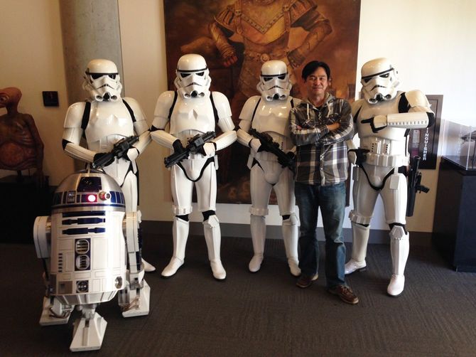 スターウォーズのグッズ溢れるILM社