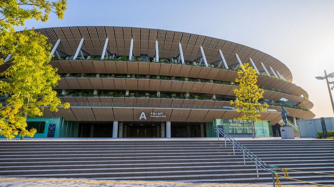 2021年3月撮影日本国立競技場