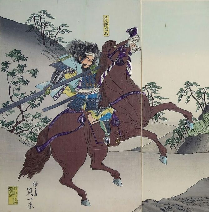 佐久間盛政の肖像画。その勇猛さから「鬼玄蕃」とも呼ばれた