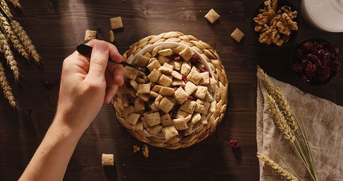 朝食のシリアル